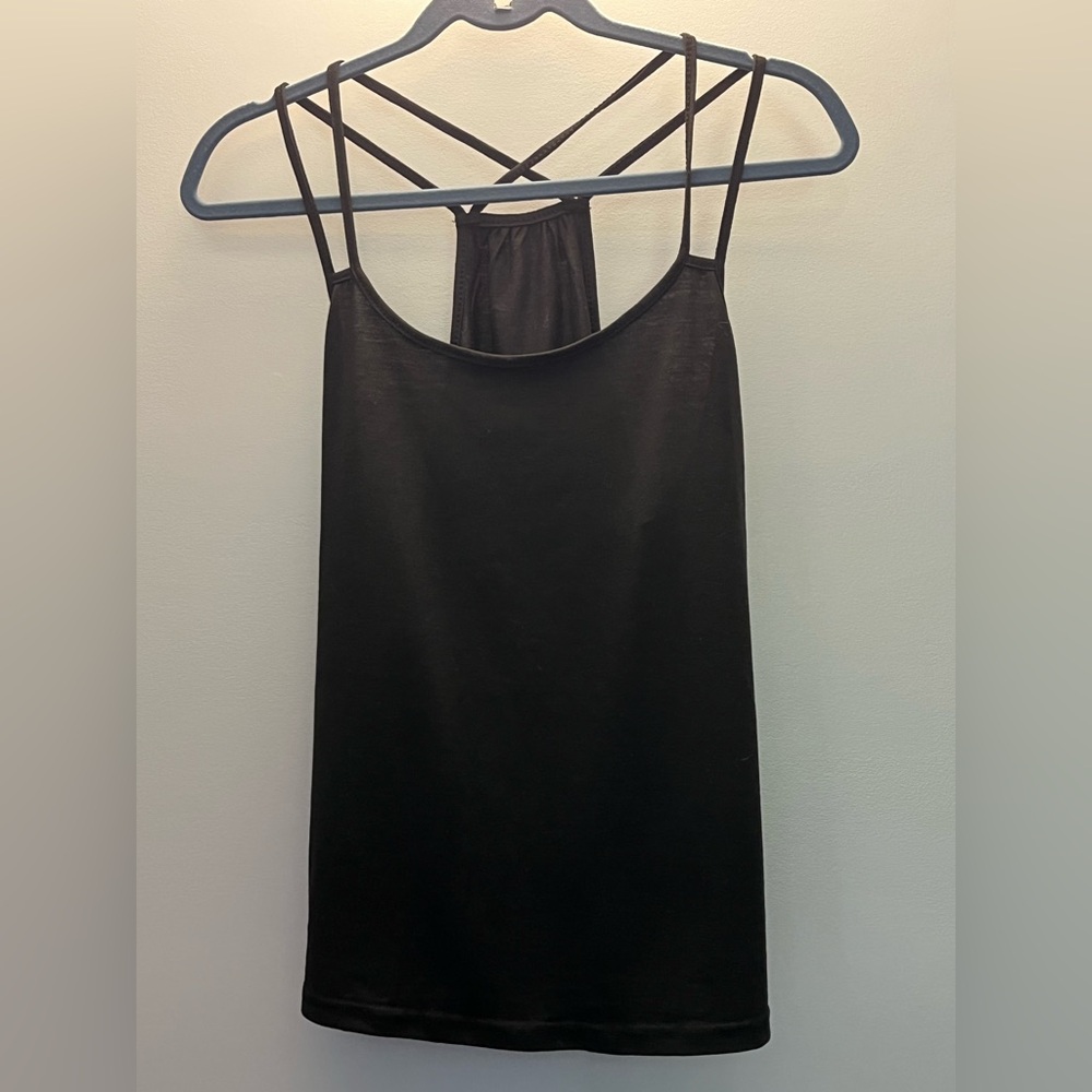 Black Strappy Tank Top
